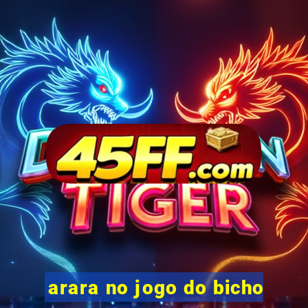 arara no jogo do bicho